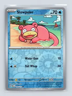 Pokemon TCG Slowpoke 018/131 SV: Prismatic Evolutions Reverse Holo NM - Image 1