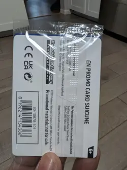 Suicune 026/094 Gamestop Stamped Promo - Pokemon TCG - English Sealed - Image 2