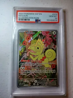 PSA 10 Gem Mint Pokemon Kecleon Surging Sparks #213 Illustration Holo Rare ?? - Image 1