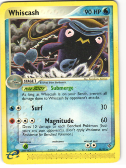 Whiscash Uncommon Pokemon TCG EX Dragon 48/97 MP - Image 1