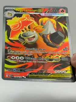 2025 Near Mint Pokemon Mega Camerupt ex 156/132 UR Me01: Mega Evolution NM - Image 3