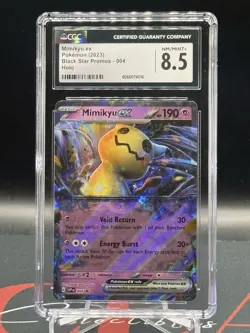 2023 Pokemon Mimikyu ex Black Star Promo SVP004 Mimikyu ex Box/Showcase CGC 8.5 - Image 1