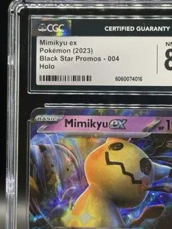2023 Pokemon Mimikyu ex Black Star Promo SVP004 Mimikyu ex Box/Showcase CGC 8.5 - Image 2
