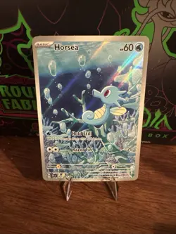 Pokemon TCG Horsea 067/064 Illustration Rare Full Art Holo Sv: Shrouded Fable NM - Image 1