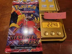 22.46g (HEAVIEST in Lot) Destined Rivals Pokemon Booster Pack - Sealed #358 - Image 1