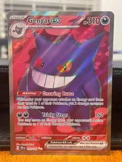 Pokemon Gengar EX Holo Full Art Temporal Forces 193/162SV05 NM - Image 1