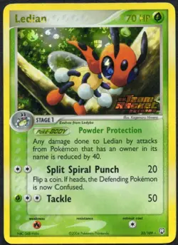 Ledian 23/109 Team Rocket Returns Reverse Holo Stamp Ex: Pokemon TCG - Image 1