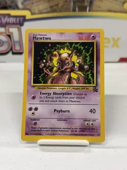Mewtwo Promo #14 Black Star (WOTC) - Light/Moderate Play Pokemon TCG - Image 1