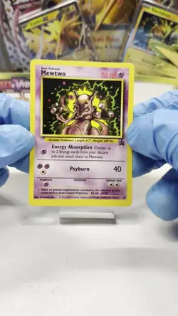 Mewtwo Promo #14 Black Star (WOTC) - Light/Moderate Play Pokemon TCG - Image 2