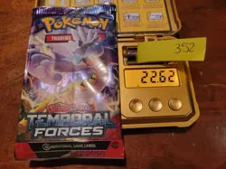 22.62g (HEAVIEST in Lot) Temporal Forces Pokemon Booster Pack - Sealed #352 - Image 1