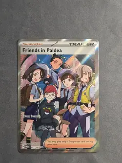 Friends in Paldea 137/131 Ultra Rare S&V: Prismatic Evolutions Pokemon TCG NM - Image 1