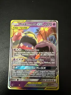 Pokemon TCG Muk Alolan Muk GX 61/214 Tag Team Unbroken Bonds Near Mint/Mint - Image 1
