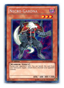 Necro Gardna - LCGX-EN027 - Secret Rare - 1st Edition - Yugioh - Image 1