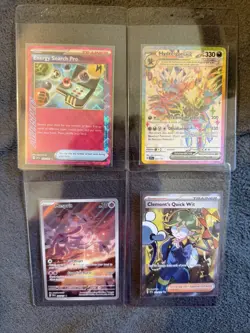 Pokemon TCG Surging Sparks Cards Lot of 4 Illustratio Rate & Ultra Rares - Image 1