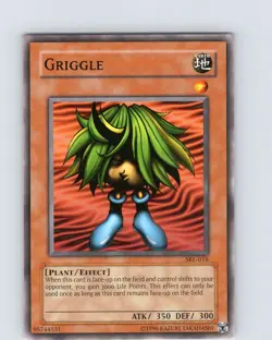 Yu-Gi-Oh TCG Griggle SRL-016 Unlimited Regular Common Card NM - Image 1