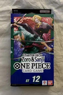 One Piece- Card Game- Starter Deck- “Zoro and Sanji” ST-12 (English) NEW/ SEALED - Image 1