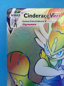 Cinderace VMAX Secret Rare Rainbow 194/192 Swsh02: Rebel Clash Pokemon Card - Image 3