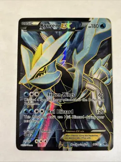 Pokemon Card Kyurem EX Full Art Ultra Rare (96/99) BW Next Destinies MP Moderate - Image 1
