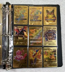 Pokemon Trading Game Card Binder Various Mix Lot About 40 Cards Collectibles - Image 3