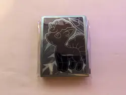 2022 POKEMON SILVER TEMPEST ALOLAN VULPIX 65 COUNT PREMIUM CARD SLEEVES (SEALED) - Image 1