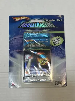 Hot Wheels AcceleRacers 15 Card Booster Pack Collectible Card Game - Image 1
