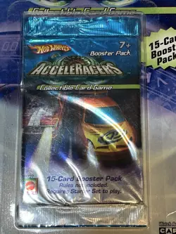 Hot Wheels AcceleRacers 15 Card Booster Pack Collectible Card Game - Image 3