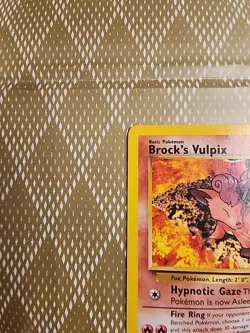 Pokemon Trading Card Brock's Vulpix Gym Challenge 37/132 W Promo Stamp Minty - Image 2