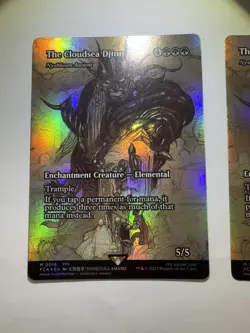 The Cloudsea Djinn - Nyxbloom Ancient (Showcase) FCA Foil MTG final fantasy - Image 4