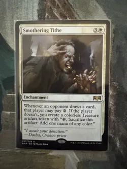 MTG Smothering Tithe Ravnica Allegiance Regular Rare NM Condition - Image 1