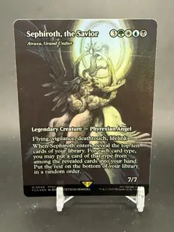 MTG FF Mythic Sephiroth, the Savior FOIL Final Fantasy M 0049 - Image 1