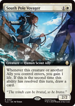 x1 South Pole Voyager - Foil - Extended Art R MTG Avatar: The Last Airbender M/N - Image 1