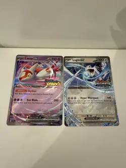 Pokemon TCG - Lugia ex 082/131 + Latias ex 076/191 STAMPED Collection Box Promos - Image 1