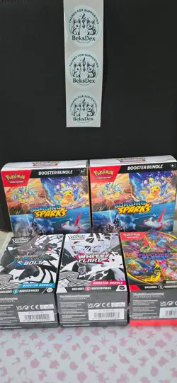 Custom Order for tharugg-0 - Pokemon Booster Bundle Lot (5 Items) - Image 1