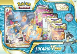 Pokemon - Pokemon TCG: Lucario VSTAR Premium Collection BRAND NEW - SEALED 820650851247 - Image 2