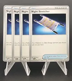 4x Night Stretcher 061/064 Scarlet & Violet Shrouded Fable - Pokemon Playset - Image 1