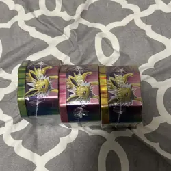 Pokemon Tins 2019 Elemental Powers Jolteon,Vaporeon,Flareon GX Sealed Set of 3 - Image 4