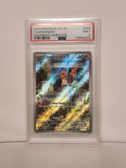 (AUS) Pokemon TCG 2023 Obsidian Flames ETB Promo Charmander 044 PSA 9 - Image 1
