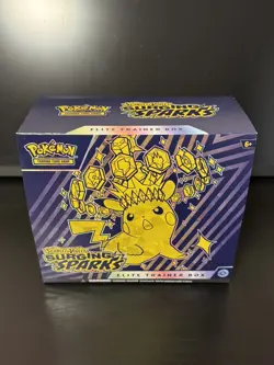 Pokemon TCG Scarlet and Violet Surging Sparks Elite Trainer Box - Image 1