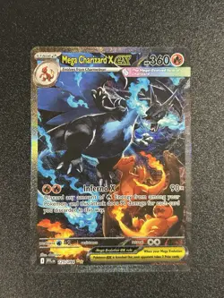 Mega Charizard X EX SIR 125/094 (English) Phantasmal Flames Pokemon TCG - Image 1