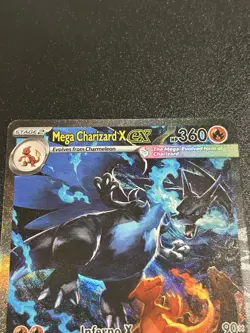Mega Charizard X EX SIR 125/094 (English) Phantasmal Flames Pokemon TCG - Image 2