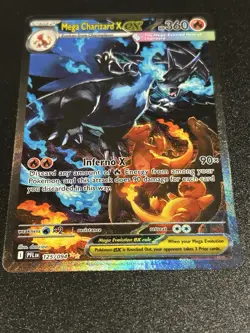 Mega Charizard X EX SIR 125/094 (English) Phantasmal Flames Pokemon TCG - Image 3