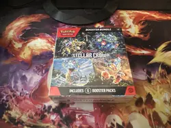 Pokemon TCG Scarlet & Violet Stellar Crown Booster Bundle Factory Sealed - Image 1