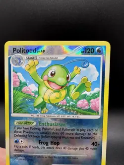 Pokemon TCG Politoed 12/146 Legends Awakened Reverse Holo LP - Image 3