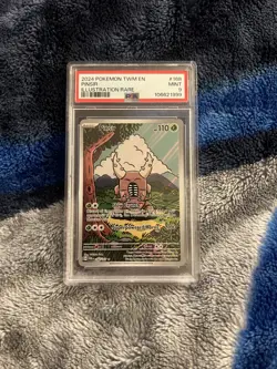 2024 POKEMON TWM EN-TWILIGHT MASQUERADE ILLUSTRATION RARE #168 PINSIR PSA 9 - Image 1