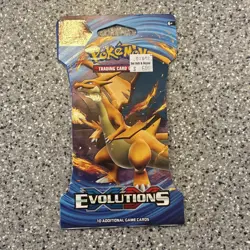 Pokemon 2016 XY Evolutions Booster Pack Charizard Hang pack - Image 1