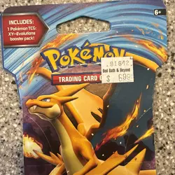 Pokemon 2016 XY Evolutions Booster Pack Charizard Hang pack - Image 3
