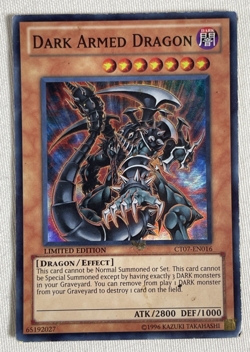Yu-Gi-Oh! TCG - Dark Armed Dragon - Super Rare - Limited Edition - CT07-EN016 - Image 1