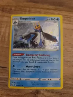 EMPOLEON 037/172 Brilliant Stars Promo Cosmos Holo Rare Pokemon Card Near Mint - Image 1