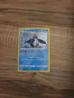 EMPOLEON 037/172 Brilliant Stars Promo Cosmos Holo Rare Pokemon Card Near Mint - Image 2