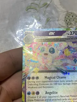 Scarlet And Violet Prismatic Evolutions Sylveon Ex Double Rare Card. - Image 4
